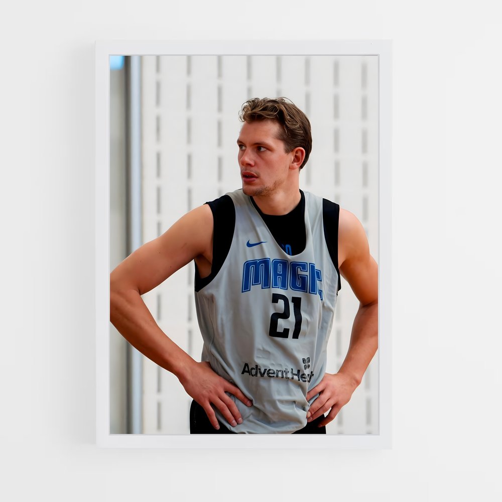 Poster Moritz de wagner – affiche Basketball (vue 3)